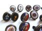 Vintage Enameled Canterbury Collar Hat or Tie Clip Collection Rare!