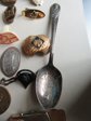 Vintage Collectibles Lot Kennedy Spoon Wonder Bread Ring Long Penies and More