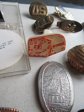 Vintage Collectibles Lot Kennedy Spoon Wonder Bread Ring Long Penies and More
