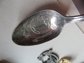 Vintage Collectibles Lot Kennedy Spoon Wonder Bread Ring Long Penies and More