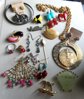 Vintage and Up Jewelry Lot Pins Earrings Vernon H. Fraenkel 1974 Zodiac Necklace Cufflinks