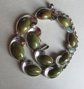 Vintage Mid Century Bakelite Necklace And Bracelet Set Signed Charel