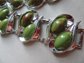 Vintage Mid Century Bakelite Necklace And Bracelet Set Signed Charel