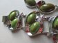Vintage Mid Century Bakelite Necklace And Bracelet Set Signed Charel