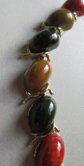 1950's Multi Color Bakelite Choler Necklace Vintage Jewelry