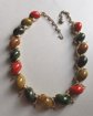 1950's Multi Color Bakelite Choler Necklace Vintage Jewelry