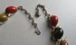 1950's Multi Color Bakelite Choler Necklace Vintage Jewelry