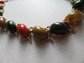 1950's Multi Color Bakelite Choler Necklace Vintage Jewelry