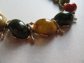 1950's Multi Color Bakelite Choler Necklace Vintage Jewelry