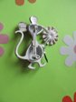 Vintage Anthropomorphic Mouse Pin Signed JJ  Vintage Jewelry 