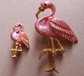 Flamingo Pins Set ROMA Signed