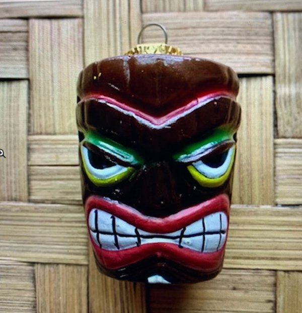 Tiki Christmas Ornaments Bar Holiday Or Party Decorations