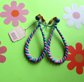 Vintage Kramer Mod Clip Earrings With Original Tag
