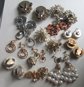 Vintage 1950's Earrings Lot Clips and Screw Backs