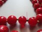 Genuine Red Bakelite Stiple Strand Necklace Wear or Retring