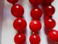Genuine Red Bakelite Stiple Strand Necklace Wear or Retring