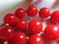 Genuine Red Bakelite Stiple Strand Necklace Wear or Retring