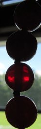 Genuine Red Bakelite Stiple Strand Necklace Wear or Retring