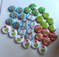 Grinch Mini Button Pins Lot 32 Count Cindy-Lou Who, Max Dr. Seuss