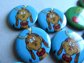 Grinch Mini Button Pins Lot 32 Count Cindy-Lou Who, Max Dr. Seuss