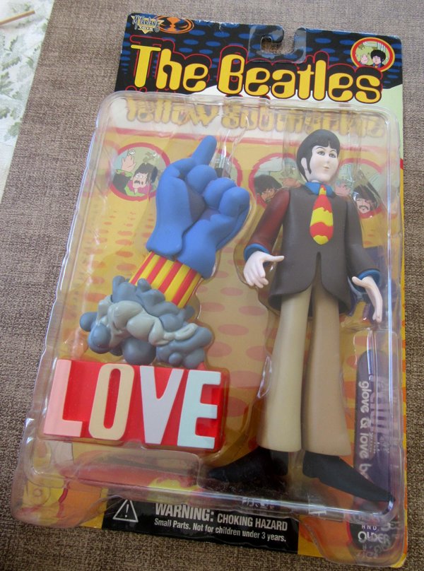 Vintage Beatles Yellow Submarine Paul and Capt. Fred Figures Sealed 1999 McFarlane