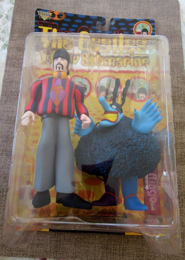 Vintage Beatles Yellow Submarine Ringo and Blue Meani Figures Sealed 1999 McFarlane