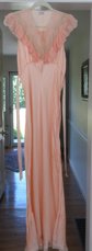 1940's Silk And Rayon Nightgown Vintage Lingerie
