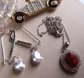 Vintage Jewelry Lot Crystal Necklace Earrings Rhinestone Car Pin and More