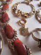 Vintage Jewelry Lot 1950's and up Necklaces Ring Earrings