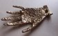Large Textured Hand Pin Vintage Jewlery