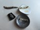 Vintage Mid Centuey MCM Enameled Copper Pins Lot One Signed Inga