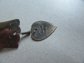 Artisan Sterling? Silver Hand Pin "Wearing Your Heart On Your Sleeve"