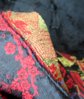 Citron Santa Monica Brocade Jacket Fans and Cherry Blossoms Sz. 2X Plus Size