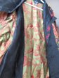 Citron Santa Monica Brocade Jacket Fans and Cherry Blossoms Sz. 2X Plus Size