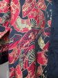 Citron Santa Monica Brocade Jacket Fans and Cherry Blossoms Sz. 2X Plus Size