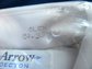 Vintage Arrow Decton Men's Long Sleeve White Dress Shirt Never Worn 15 1/2-33