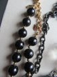 Vintage and Up Black Jewelry Lot Monet Necklaces and Assorted  Earrings