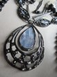 Vintage and Up Black Jewelry Lot Monet Necklaces and Assorted  Earrings