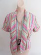 Vintage Silk and Rayon Blouse Never Worn Cohama Debonair Print Tag 