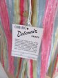 Vintage Silk and Rayon Blouse Never Worn Cohama Debonair Print Tag 