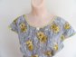 Vintage Floral Cotton Smock Apron Never Worn With Tag