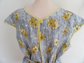 Vintage Floral Cotton Smock Apron Never Worn With Tag