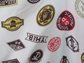 Vintage Railroad Lines Logo Scarf