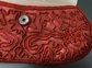 Vintage Unusual Orange Beaded Evening Purse Japan 1950's Accessories