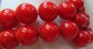 Vintage Genuine Bakelite Memory Wire Bracelet  Smaller Wrist Lipstick Red