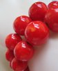 Vintage Genuine Bakelite Memory Wire Bracelet  Smaller Wrist Lipstick Red