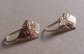 14k? Gold Pierced Earrings 0.4 Grams Fine Jewelry