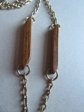 Vintage Mid Centiry Infused Bakelite Wood Necklace