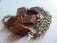 Mid Century Infused Wood Bakelite Necklace