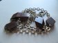 Mid Century Infused Wood Bakelite Necklace